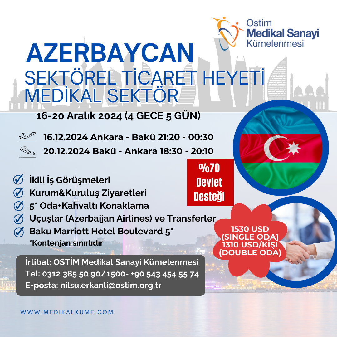 Azerbaycan Sektörel Ticaret Heyeti (16-20 Aralık 2024)
