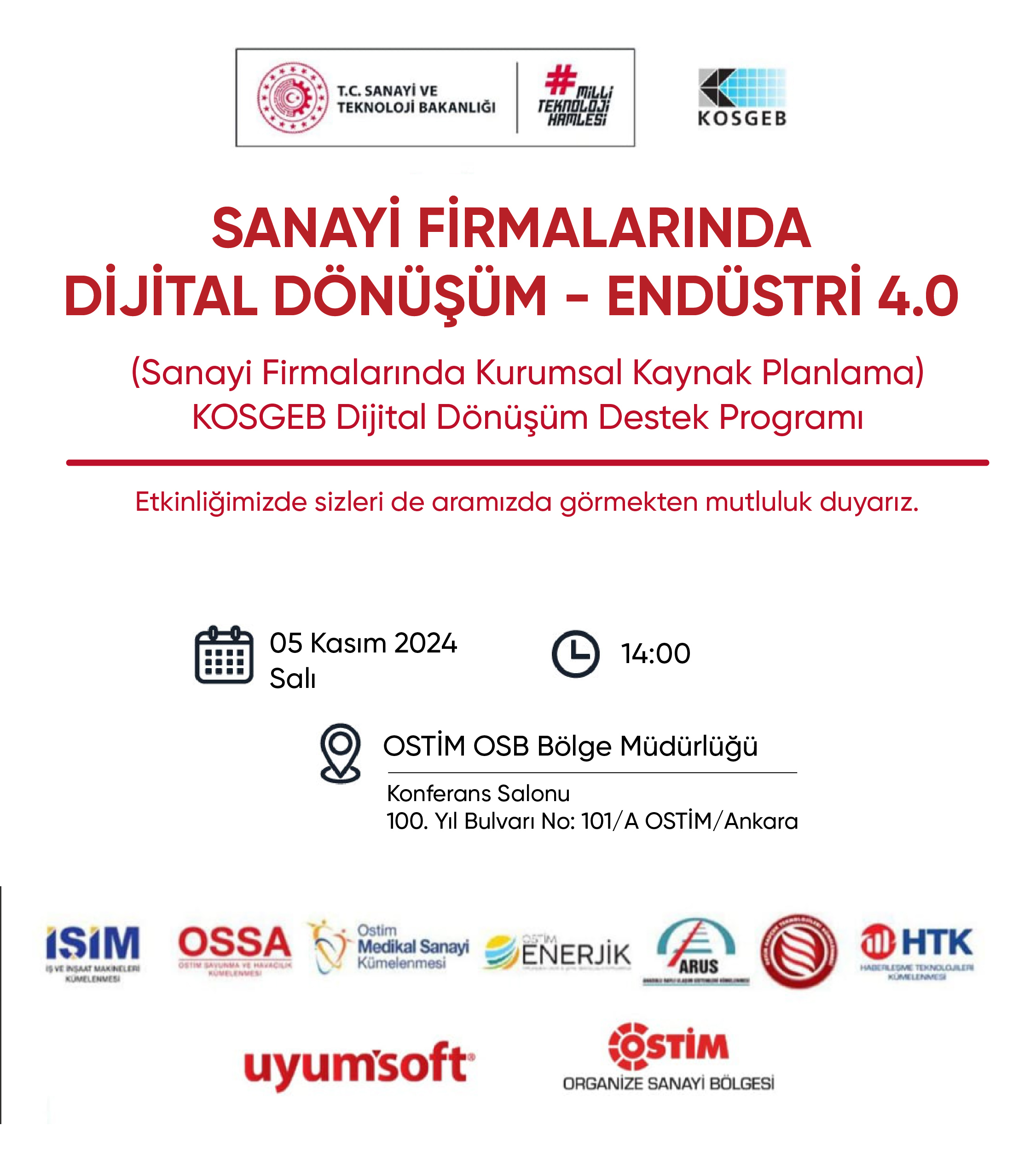 Sanayi Firmalarında Dijital Dönüşüm - Endüstri 4.0 Etkinliği