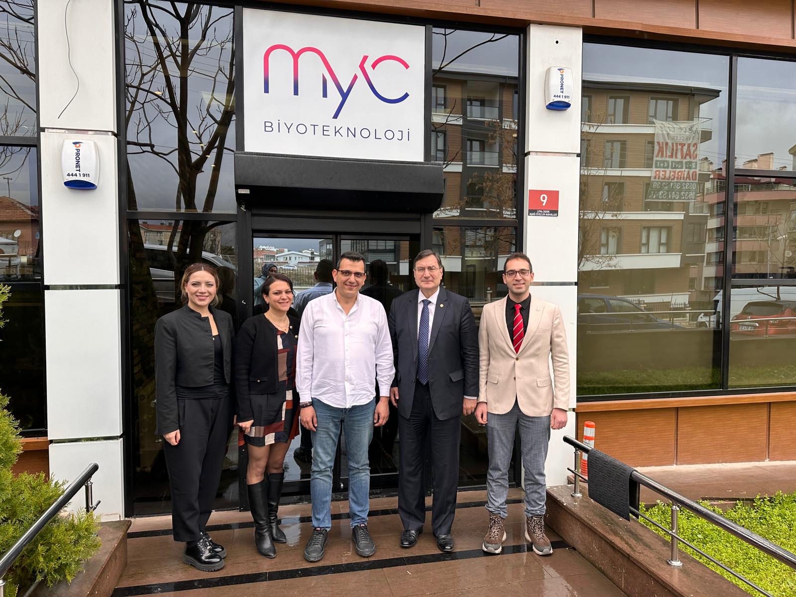 Küme Üyemiz MYC Biyoteknoloji'yi Ziyaret Ettik