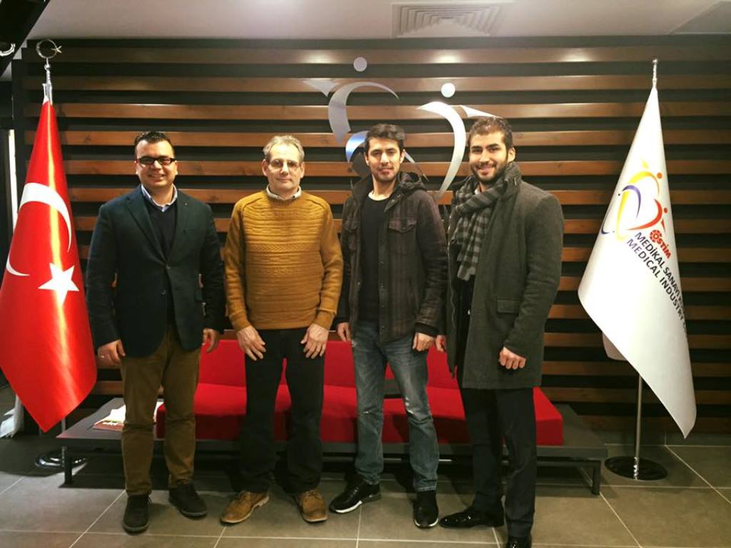 Küme Üyemiz Teknomar Firmamızın İngiltere distribütörü Dr. David Harvey'in Ortak Showroom Ziyareti