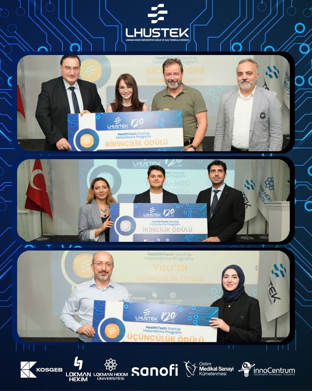 LHUSTEK HealthTech StartUp Hızlandırma Programı Demo Day'e Katıldık