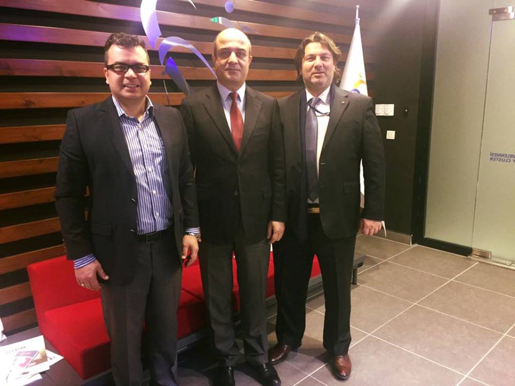 Sakarya Teknokent Genel Müdürü Prof.Dr. Tahsin Engin ve Tübitak Marmara Teknokent Genel Müdürü Dr. Orhan Çömlek Ortak Showroom Ziyareti