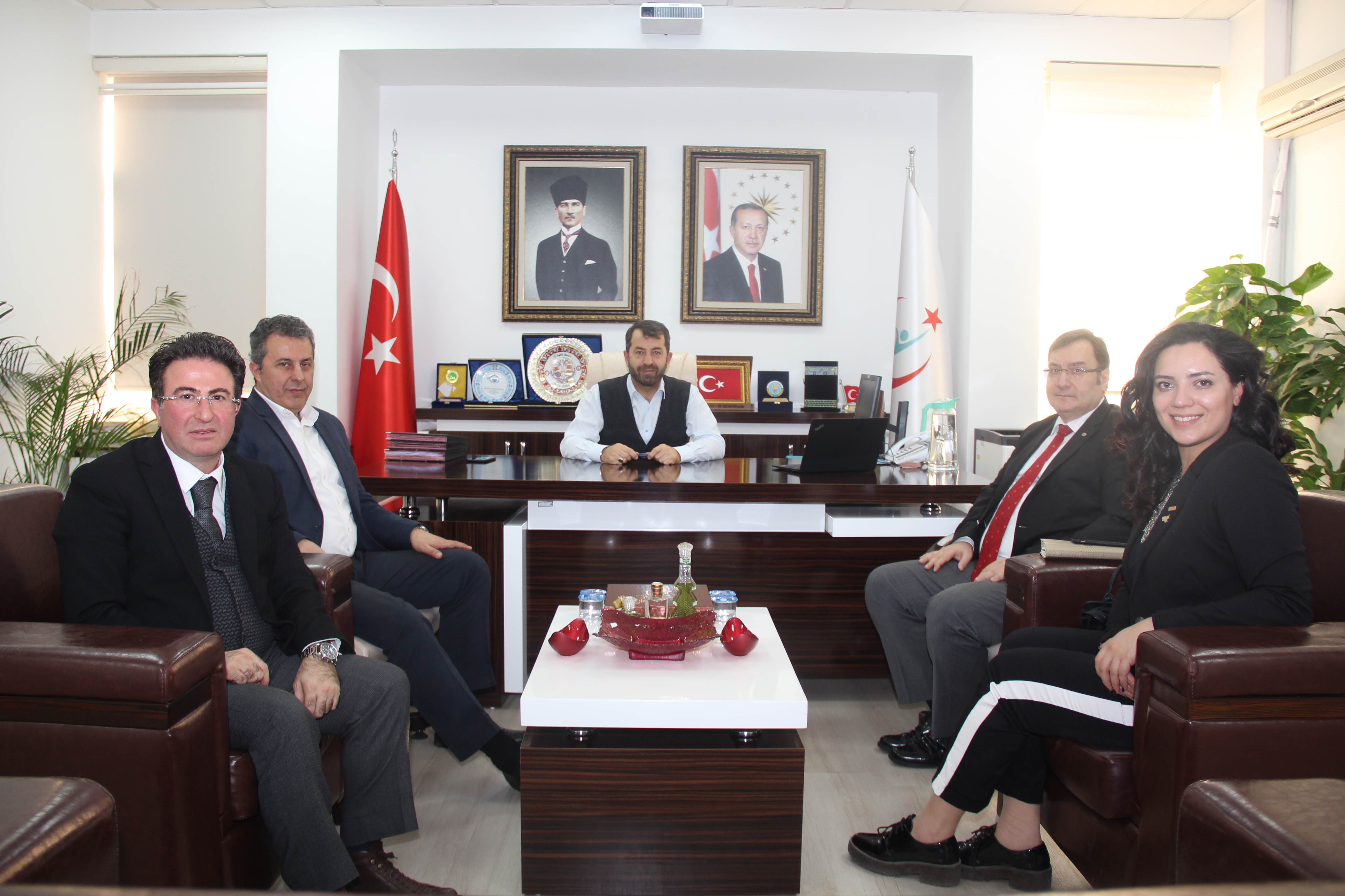 Ankara İl Sağlık Müdürü Prof. Dr. Özkan Ünal'ı Ziyaret Ettik!.. 