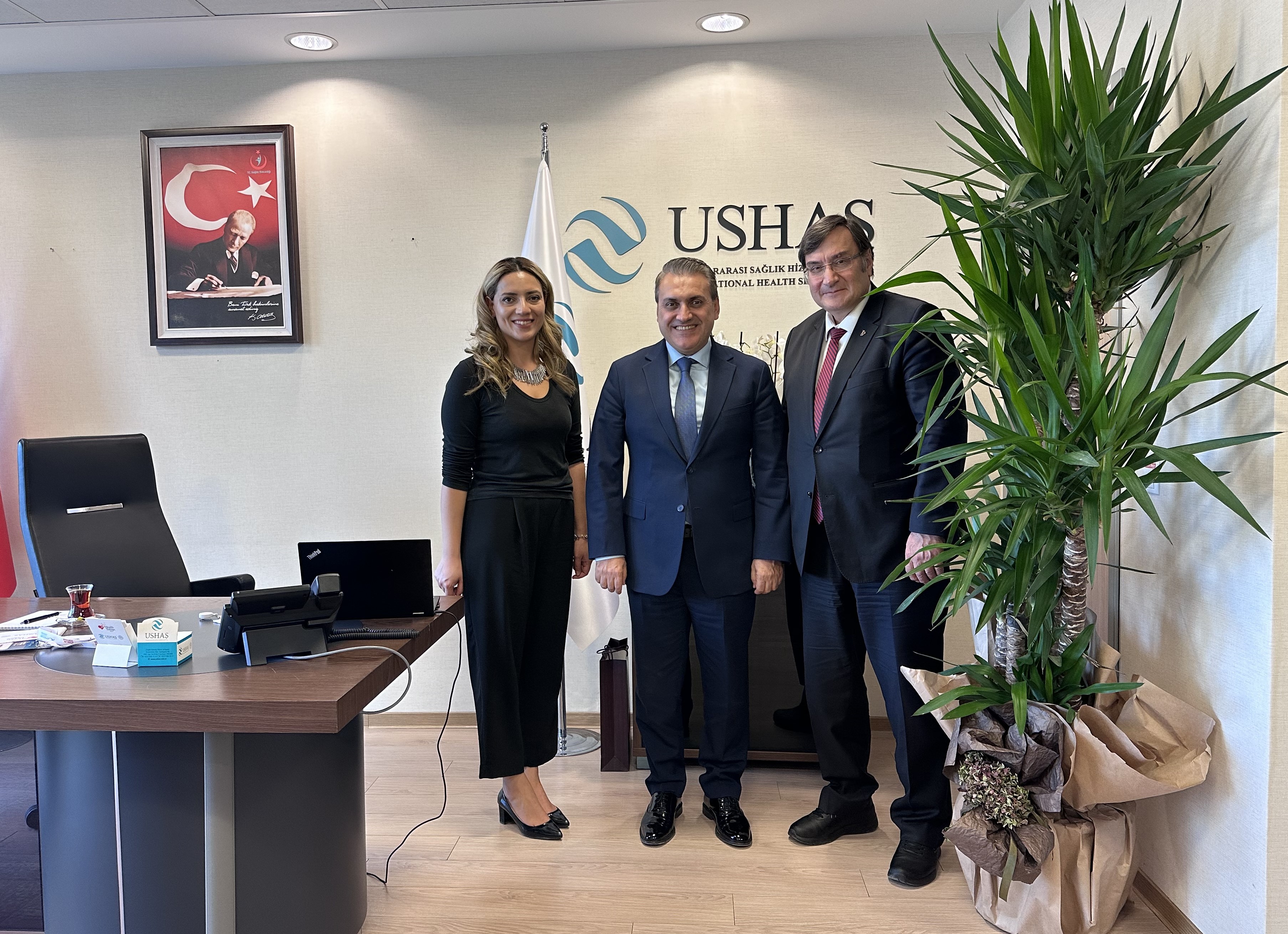 USHAŞ Uluslararası Sağlık Hizmetleri A.Ş. Genel Müdürü Ziyaretimiz