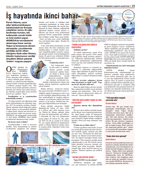 Basın'dan - Ostim Gazetesi 