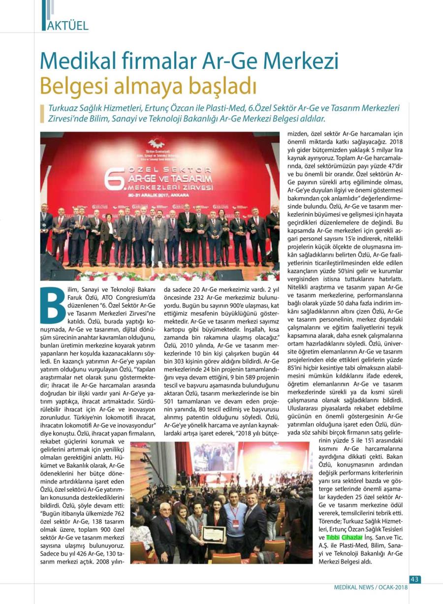 Üye Firmalarımızdan Ertunç Özcan'ı Tebrik Ediyoruz