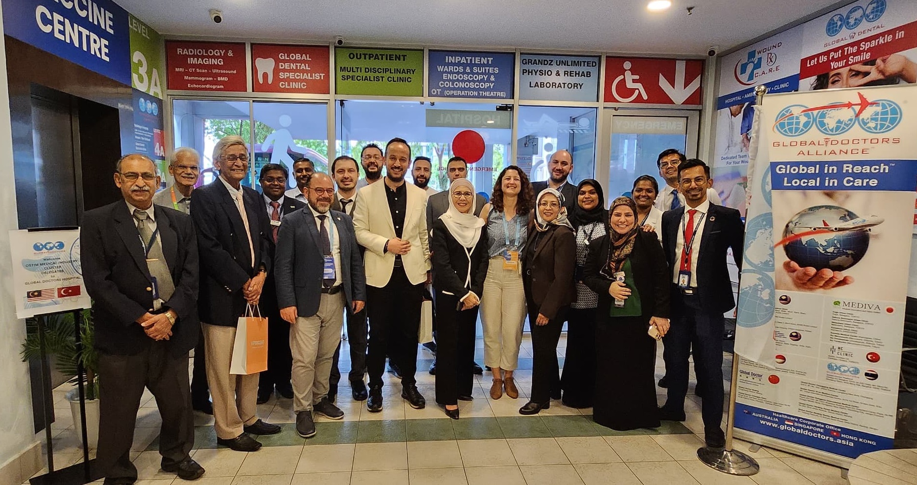 Global Doktorlar Hastanesi Ziyaret Edildi 