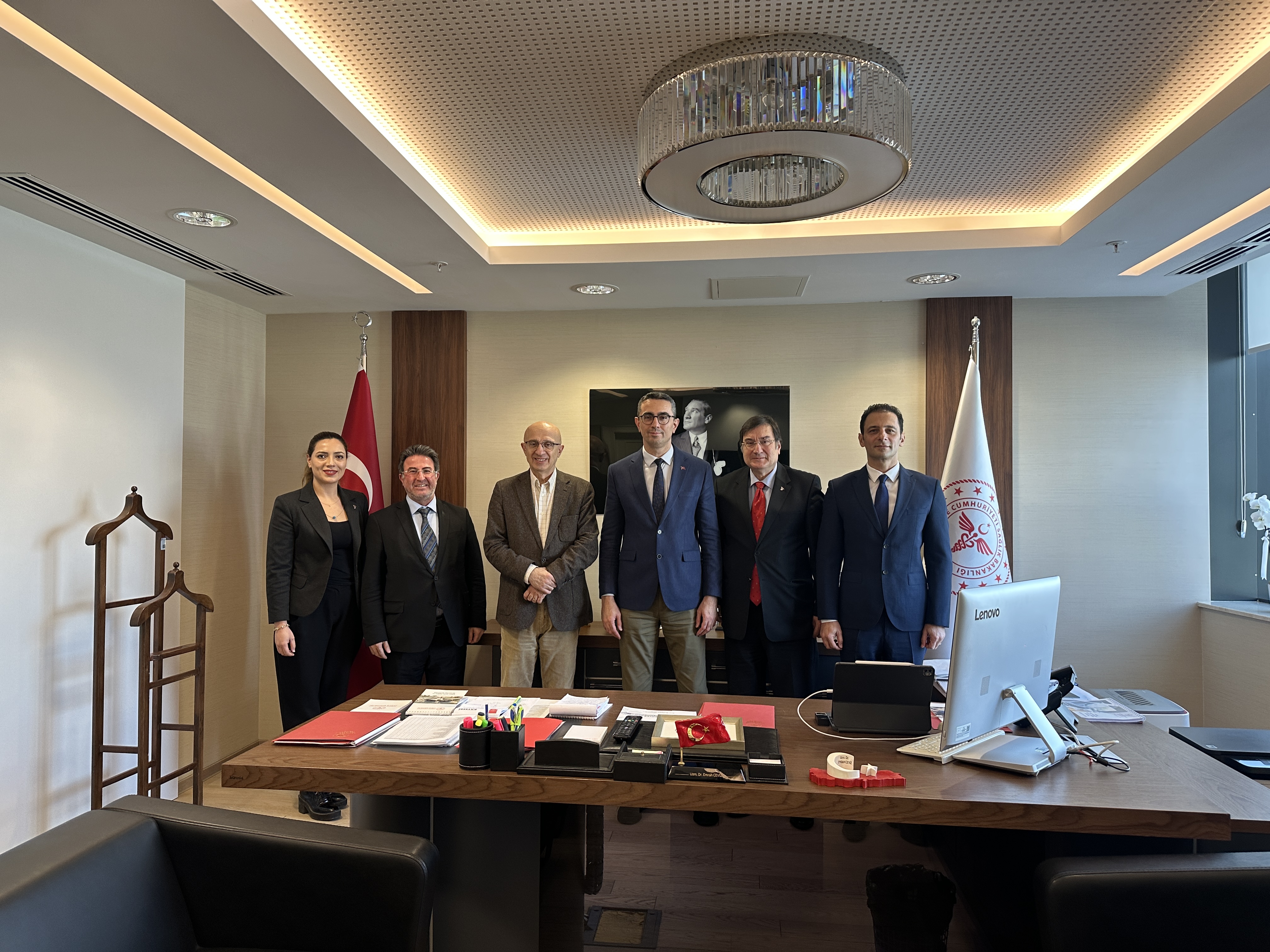 Kamu Hastaneleri Genel Müdürü Uzm. Dr. Emrah Ceviz'i Ziyaret Ettik