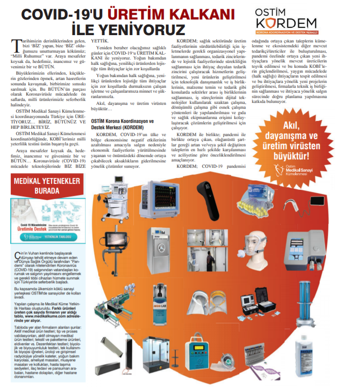 Basın'dan - Ostim Gazetesi 