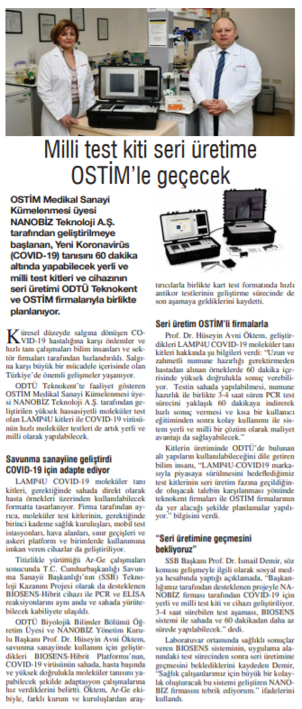 Basın'dan - Ostim Gazetesi 
