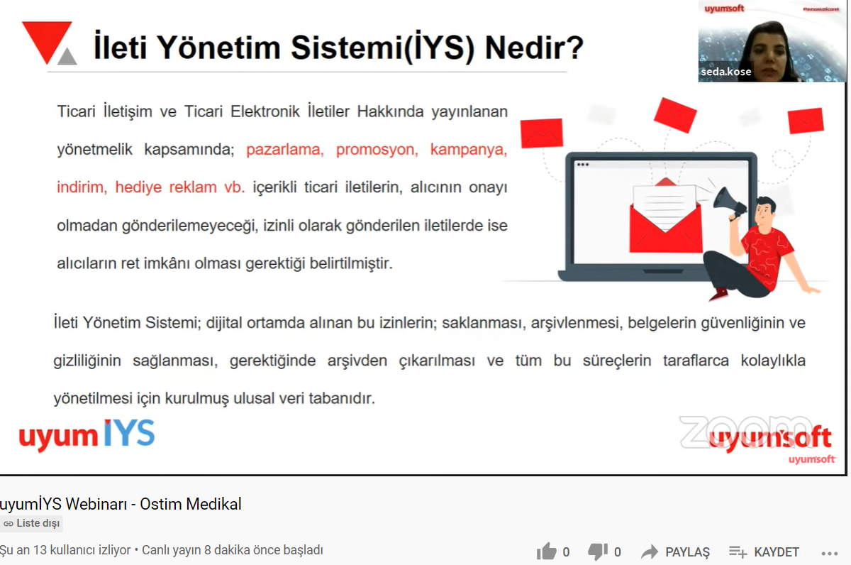 E-dönüşüm ve İYS Webinarımızı Gerçekleştirdik