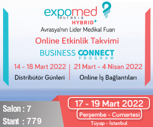 Expomed Eurasia 2022 17-19 Mart'ta Başlıyor!