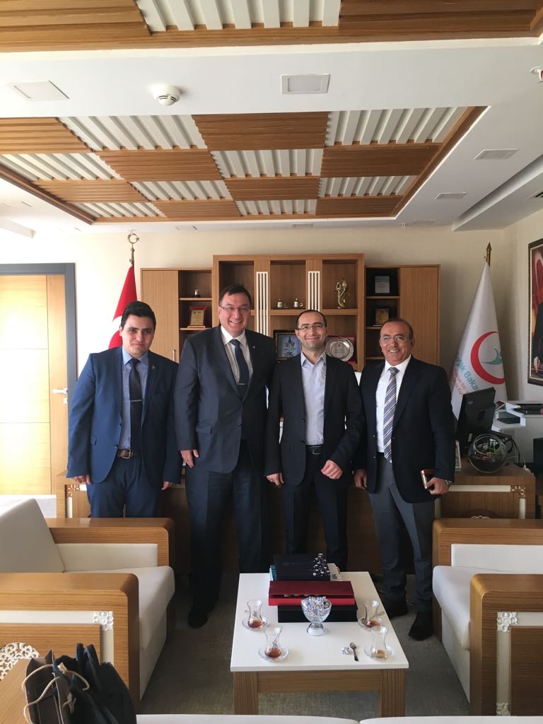 Tıbbi Cihaz ve Kozmetik Ürünler Başkan Yardımcısı Sn. Recep USLU'yu ziyaret ettik